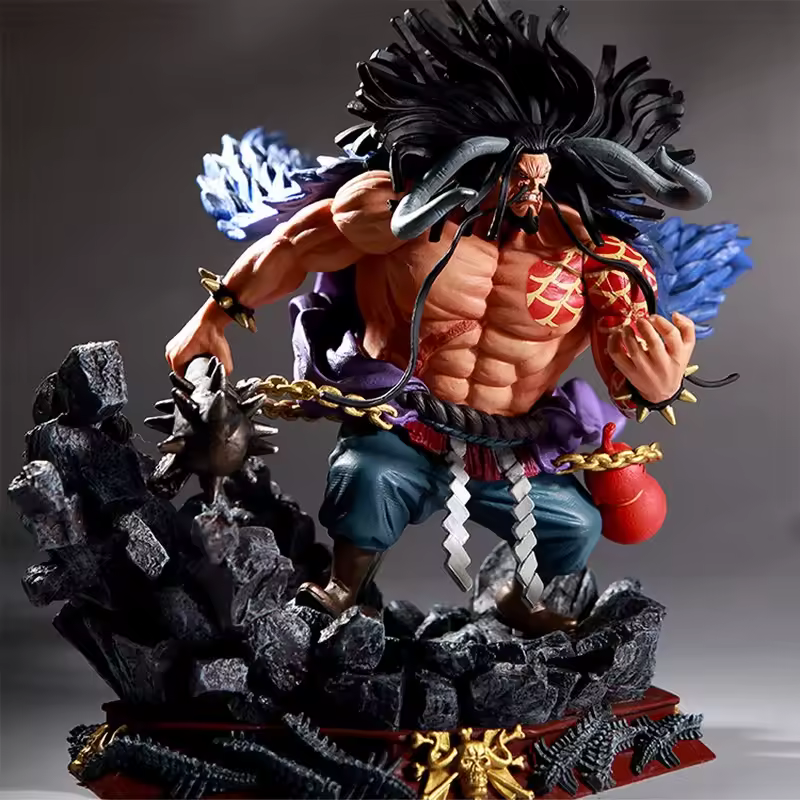 One Piece - GK Kaido Figure – Four Emperors Battle Scene Statue Anime Merchandise Buy Online at Weebs