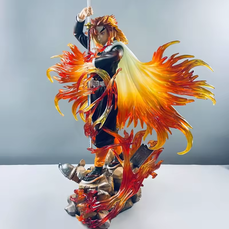 Demon Slayer - Rengoku Kyoujurou Figurine | Flame Hashira 30cm Statue Figure High Quality Collectible Buy Online at Anime Weebs - View 3