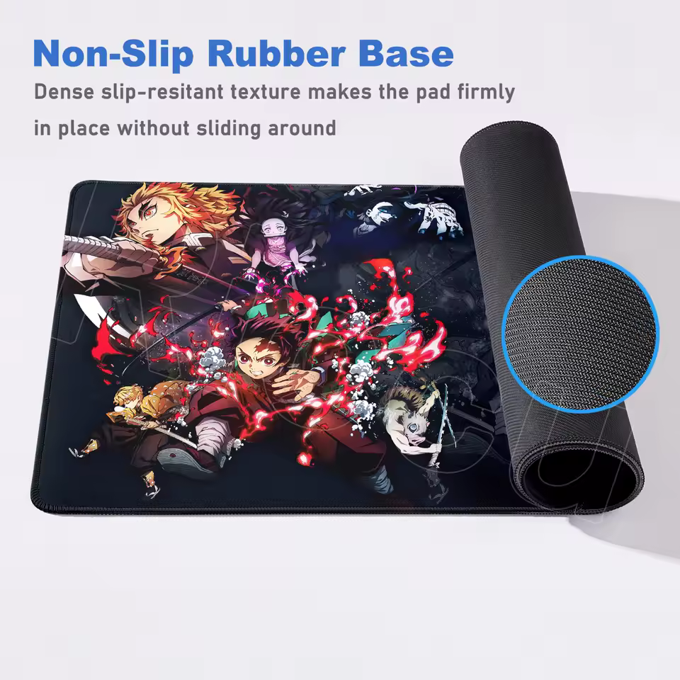 Demon Slayer - Tanjiro XXL Gaming Mouse Pad – 900x400mm Anime Desk Mat High Quality Collectible Buy Online at Weebs - View 2