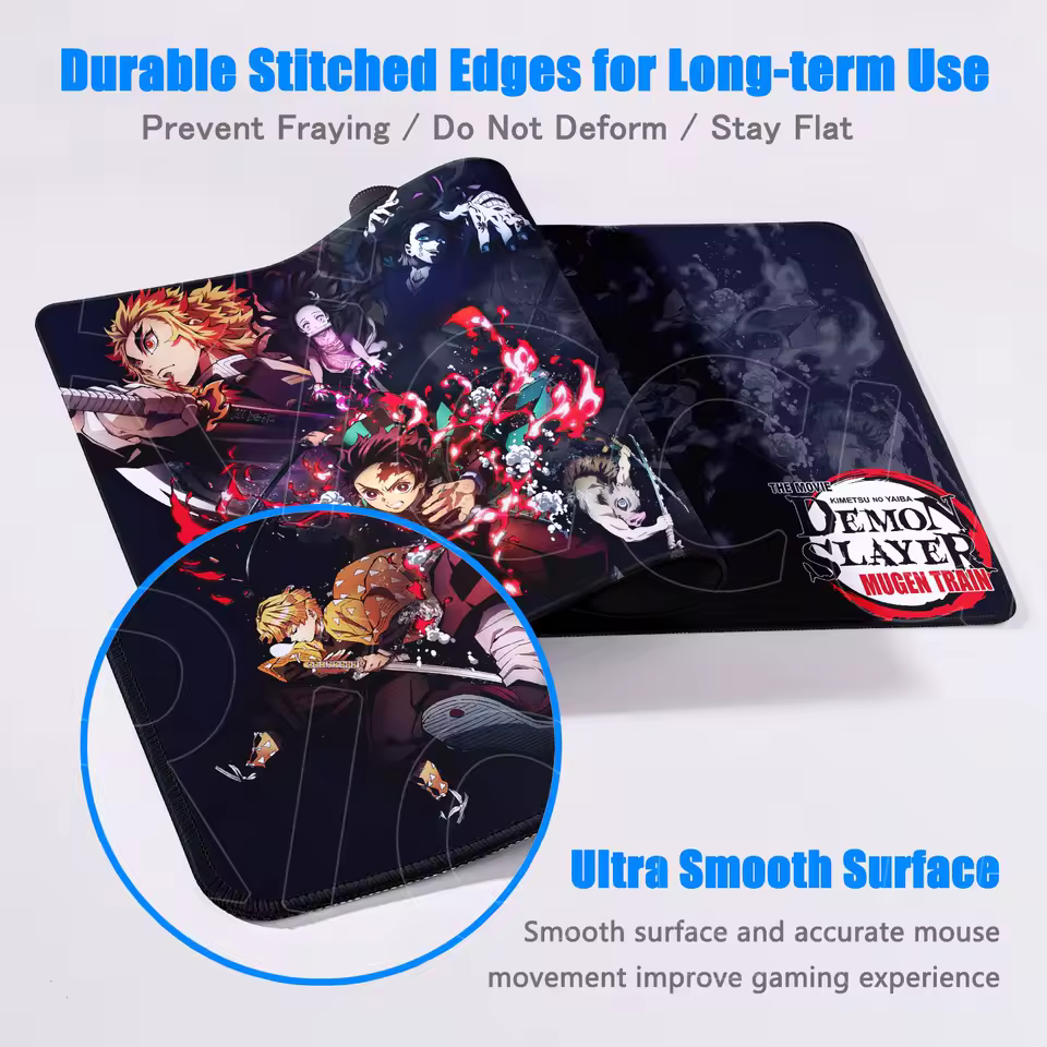 Demon Slayer - Tanjiro XXL Gaming Mouse Pad – 900x400mm Anime Desk Mat High Quality Collectible Buy Online at Weebs - View 3