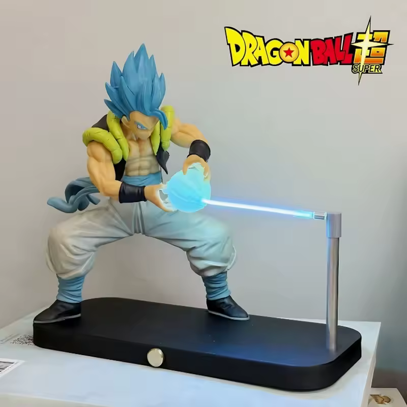 Dragon Ball - Rechargeable Dragon Ball Gogeta Lamp – Goku Kamehameha Wave Magnetic LED Figure - Furniture Category - Anime Weebs