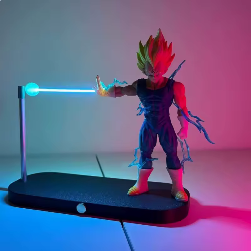 Dragon Ball - Rechargeable Gogeta Lamp – Goku Kamehameha Wave Magnetic LED Figure High Quality Collectible Buy Online at Anime Weebs - View 2