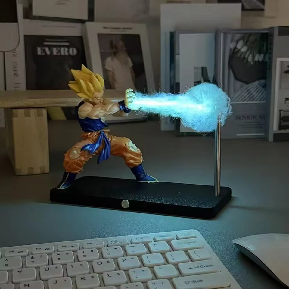 Dragon Ball - Rechargeable Gogeta Lamp – Goku Kamehameha Wave Magnetic LED Figure High Quality Collectible Buy Online at Anime Weebs - View 3