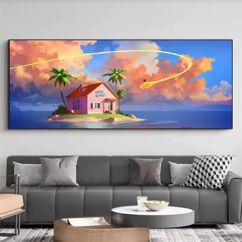 Dragon Ball - Wall Art – World Martial Arts Association Super Saiyan Family Canvas Poster High Quality Collectible Buy Online at Anime Weebs - View 3