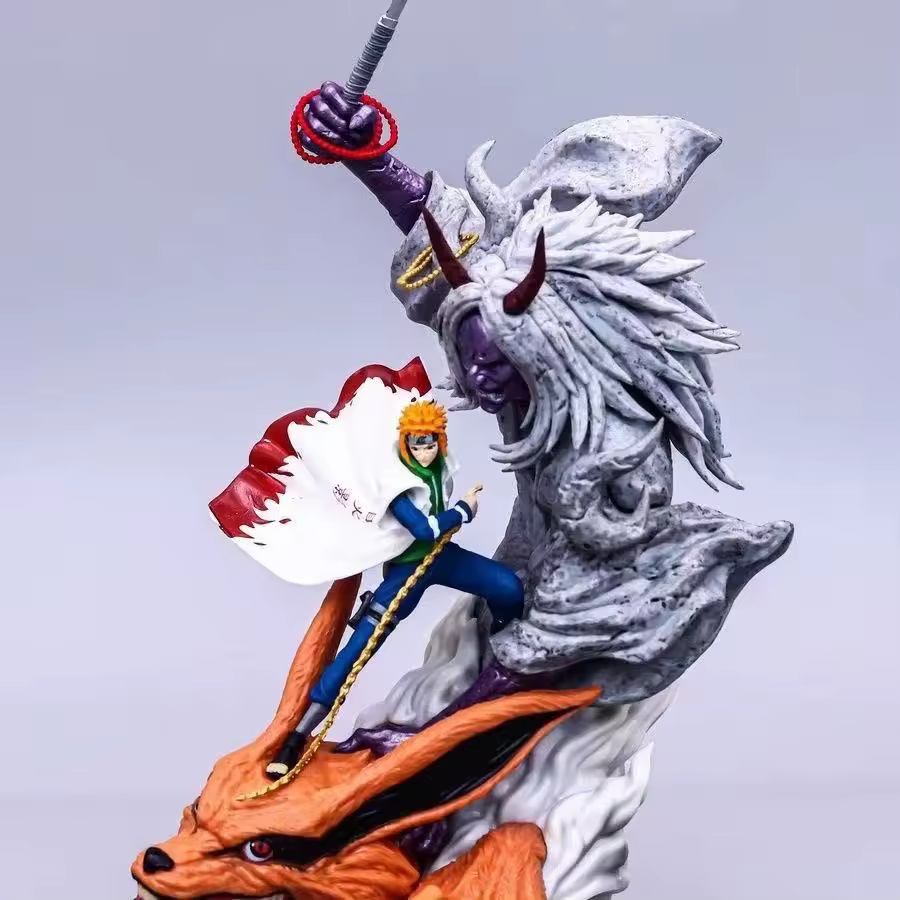Naruto - Namikaze Minato Figure – 22cm Yondaime Hokage PVC Statue High Quality Collectible Buy Online at Anime Weebs - View 3