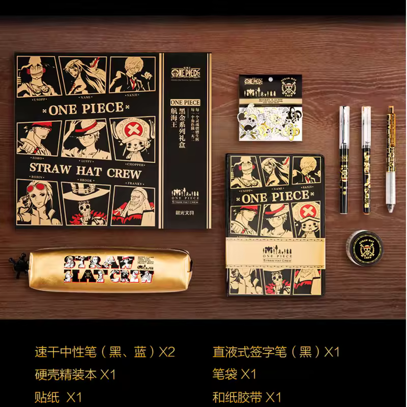 One Piece - Stationery Gift Set – Notebook, Pen & Stickers High Quality Collectible Buy Online at Anime Weebs - View 2