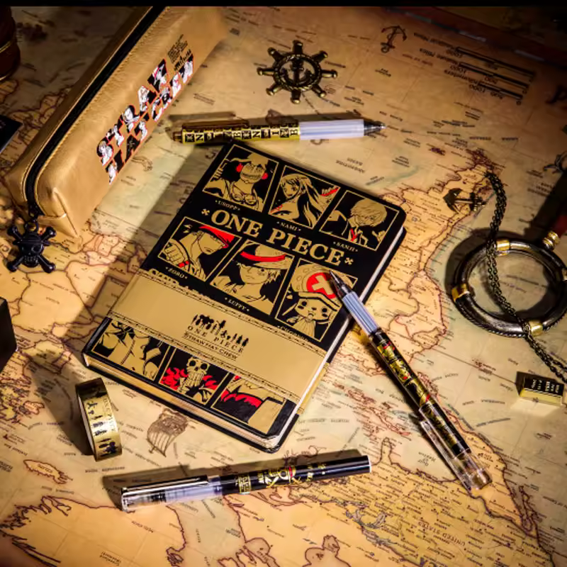 One Piece - Stationery Gift Set – Notebook, Pen & Stickers High Quality Collectible Buy Online at Anime Weebs - View 3