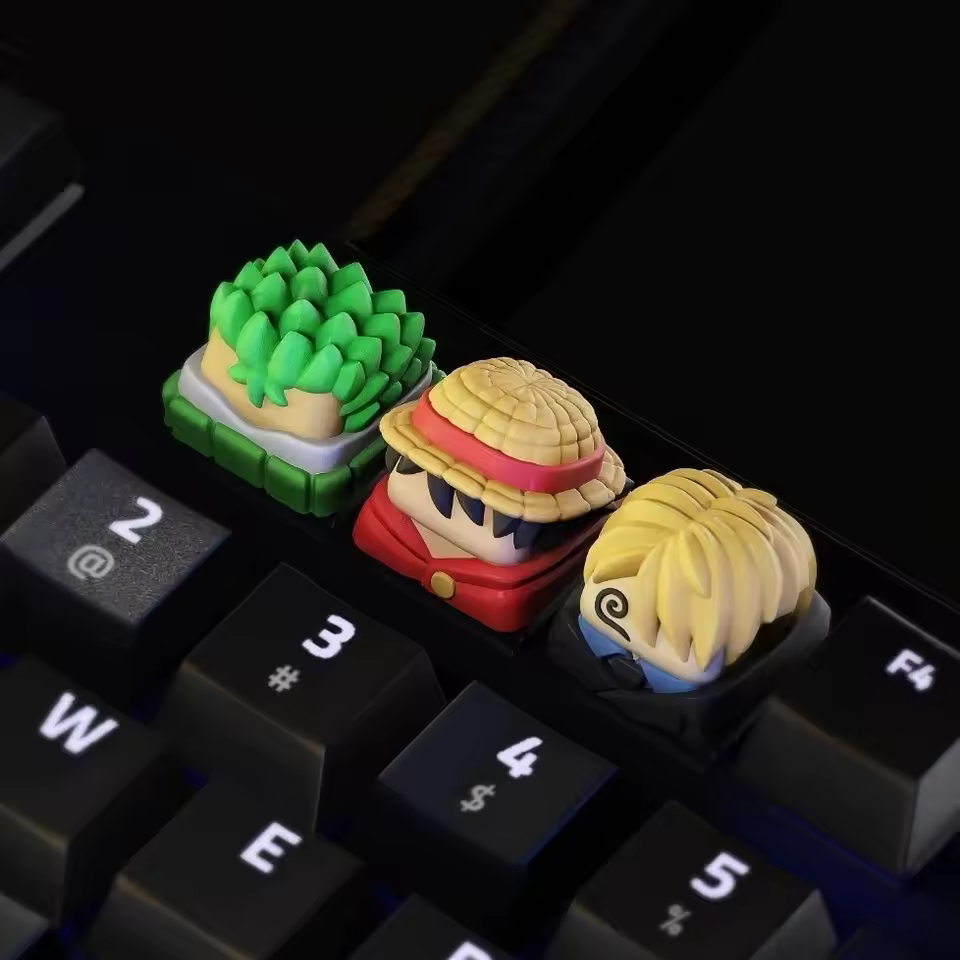 One Piece - Anime Resin Keycaps for Mechanical Keyboards High Quality Collectible Buy Online at Weebs - View 3