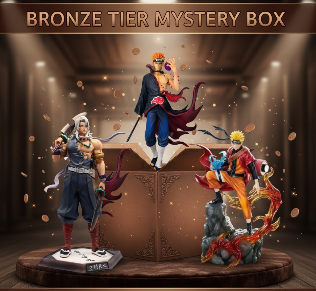 Bronze Tier Anime Mystery Box - 3-4 Surprise Collectible Figures Worth £60-80